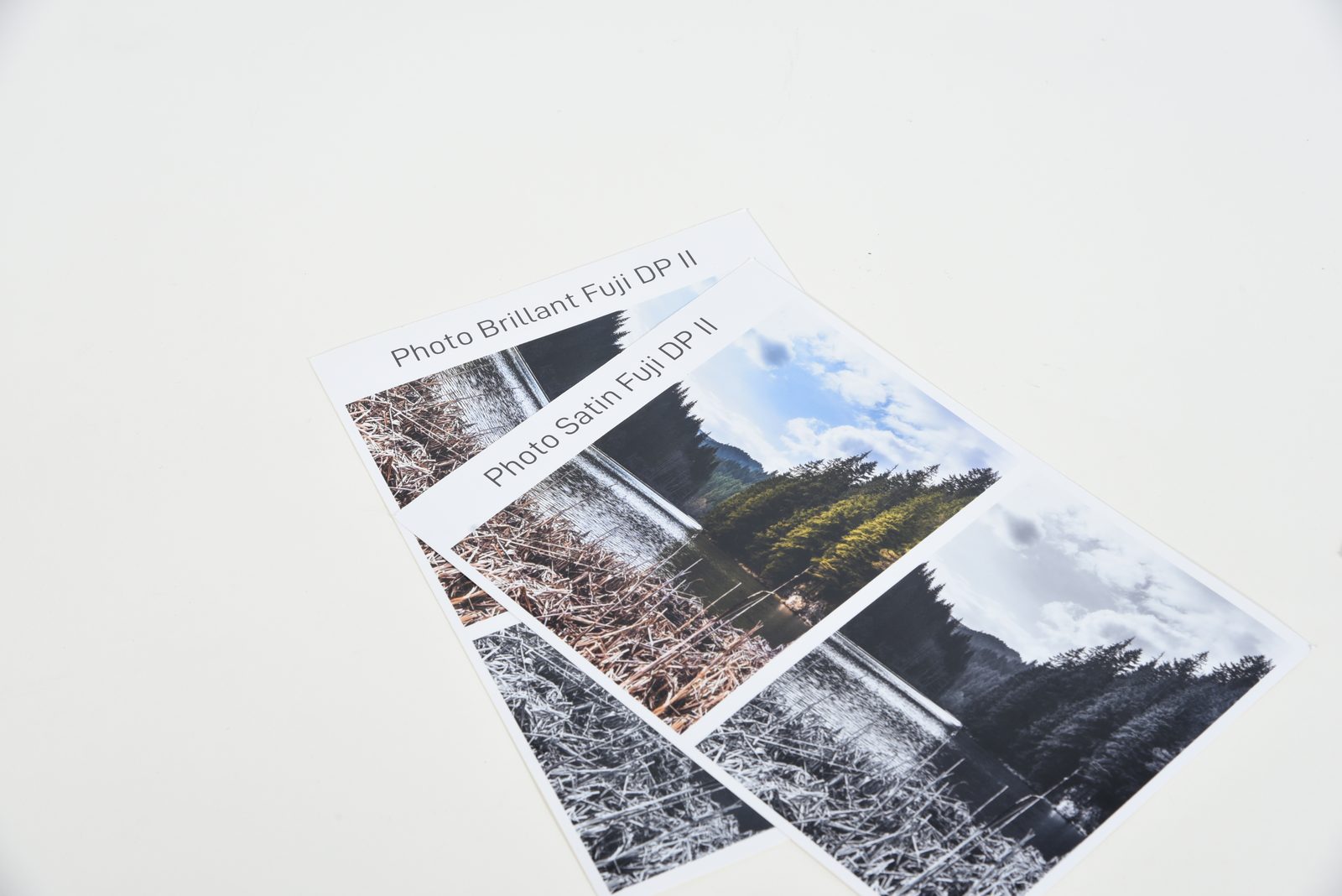 Tirages sur papier photo argentique Fuji DP II brillant et mat